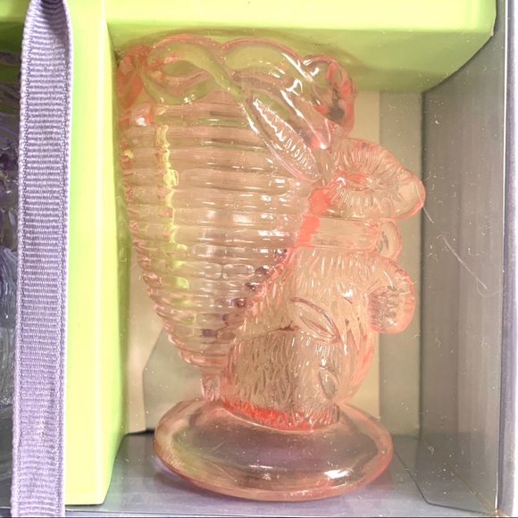 🆕 Glass rabbit candleholders (4) - Picture 3 of 4